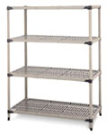 This unit has adjustable shelves.